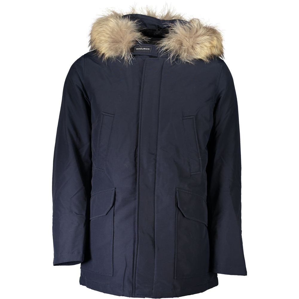 Woolrich Blu Cotton Men Jacket